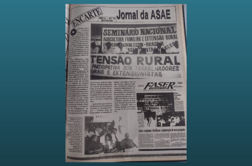  Seminário Nacional de Agricultura Familiar e Extensão Rural 1995