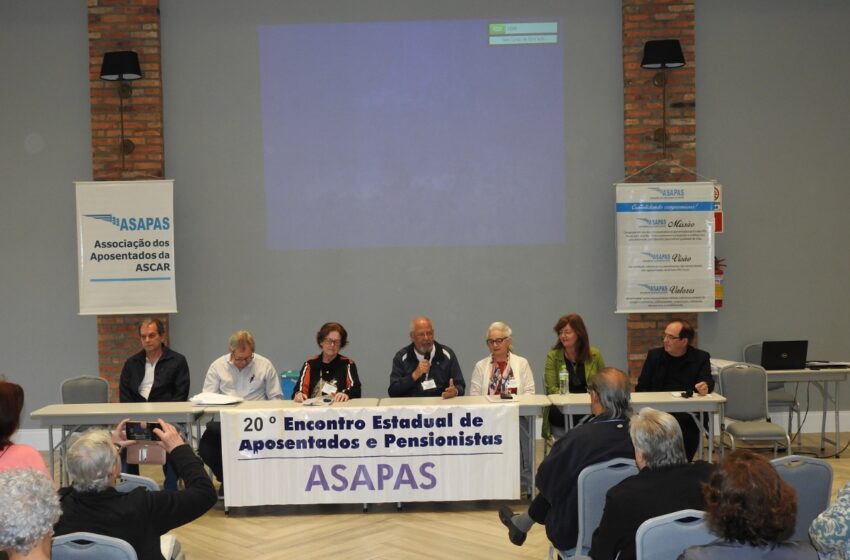  ASAE participa do 20º Encontro Estadual da Associação dos Aposentados