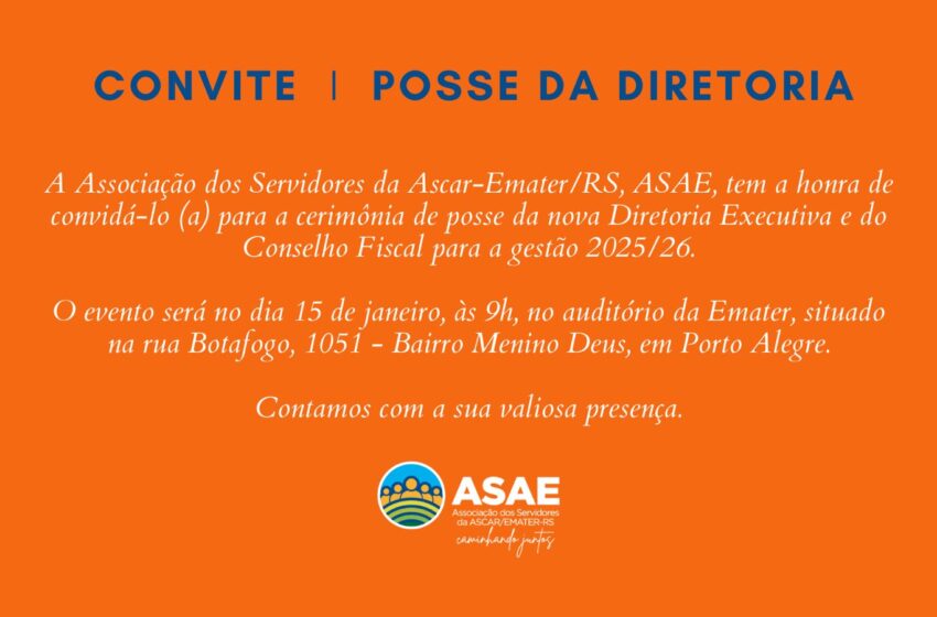  ASAE empossa nova Diretoria Executiva e Conselho Fiscal para a gestão 2025/2026