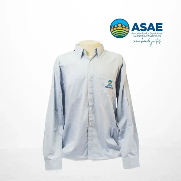 Camisa Social Masculina Manga Longa