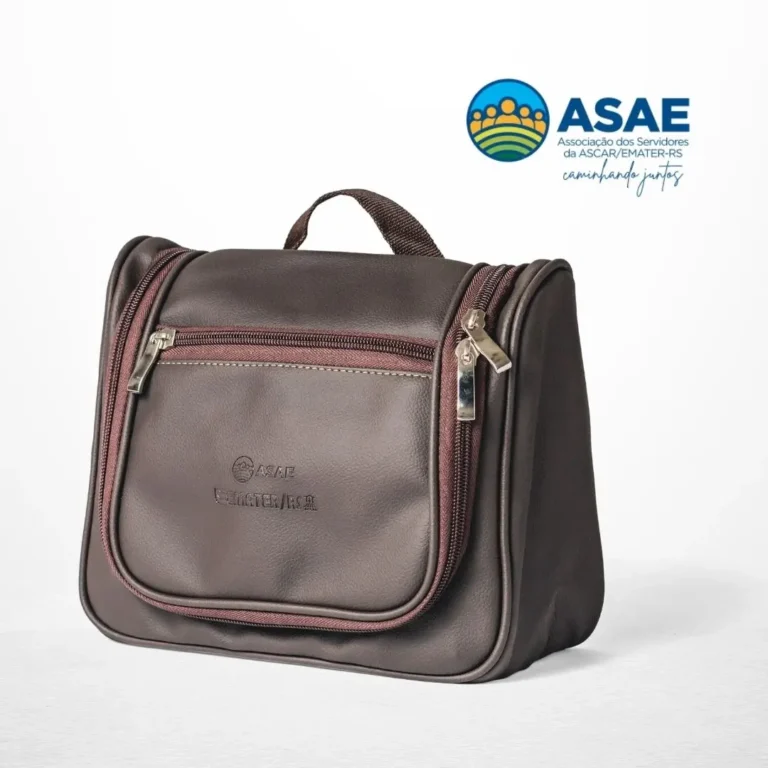 necessaire de viagem marrom 02 ASAE