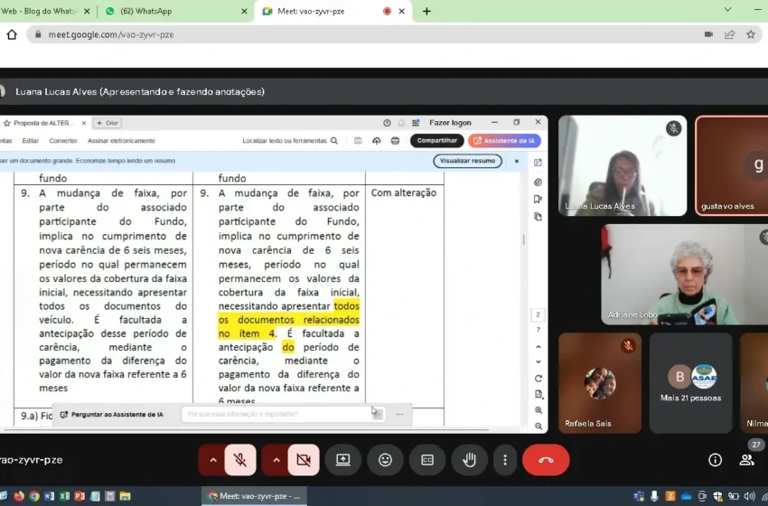  Em reunião do Conselho de Representantes, direção da ASAE aborda mudanças nos Fundos da Associação