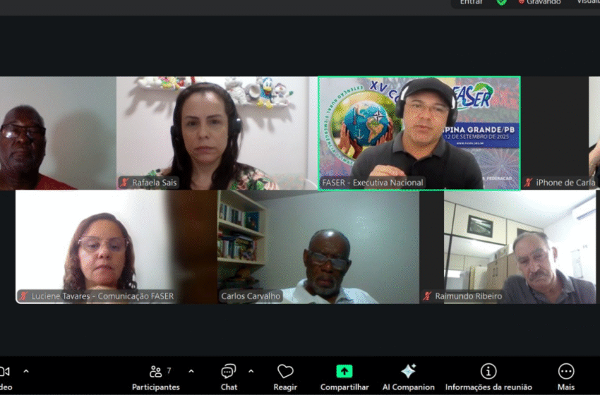  Em última reunião do ano, FASER prepara planejamento de 2026